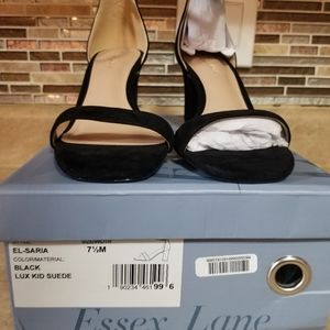 NWT Essex Lane Black Heels.